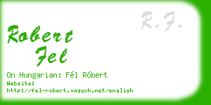 robert fel business card
